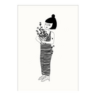 poster lili flowerpot A4