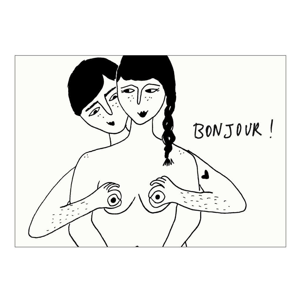 poster bonjour A4