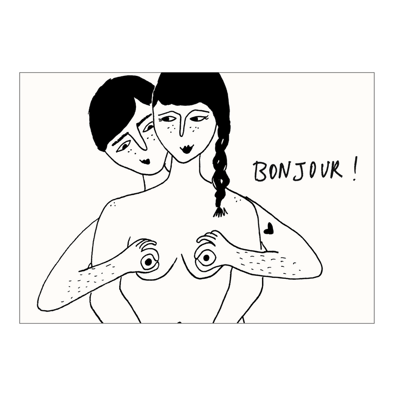 poster bonjour A4