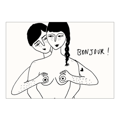 poster bonjour A4