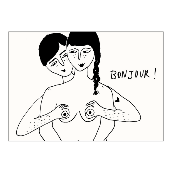 poster bonjour A4