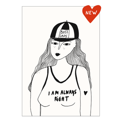 poster boss lady A4
