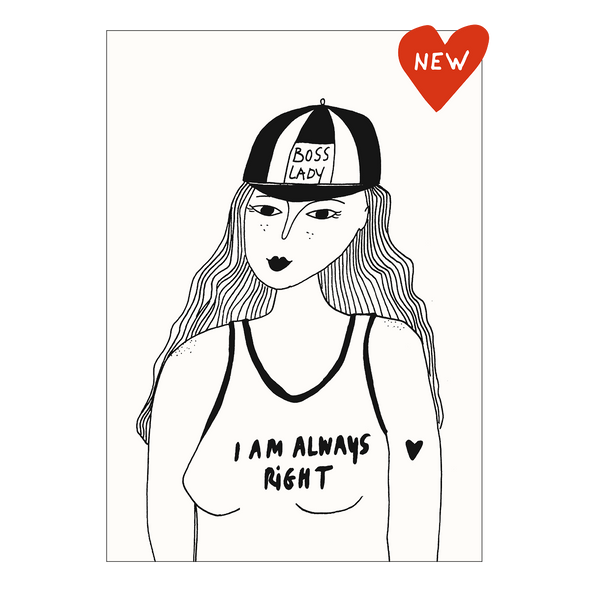 poster boss lady A4