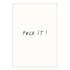 poster f*ck it A4
