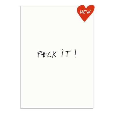poster f*ck it A4