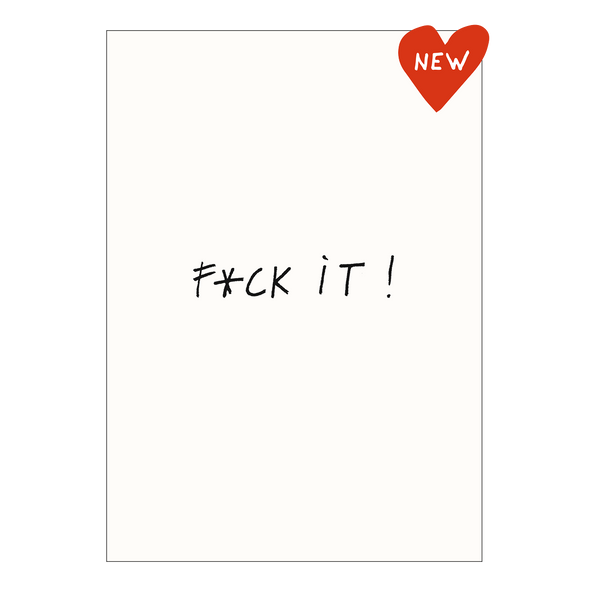 poster f*ck it A4