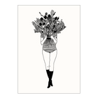 poster flower girl A4