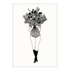poster flower girl A4