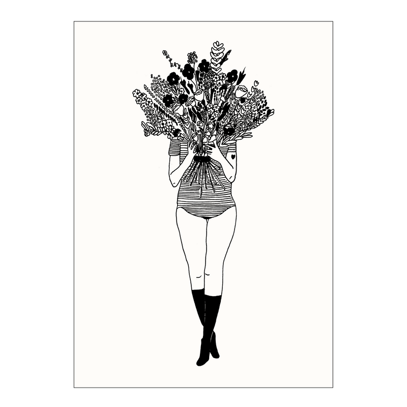 poster flower girl A3