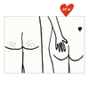 poster naked couple back detail A4