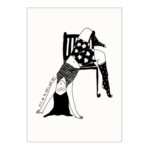 poster drama on a chair A4