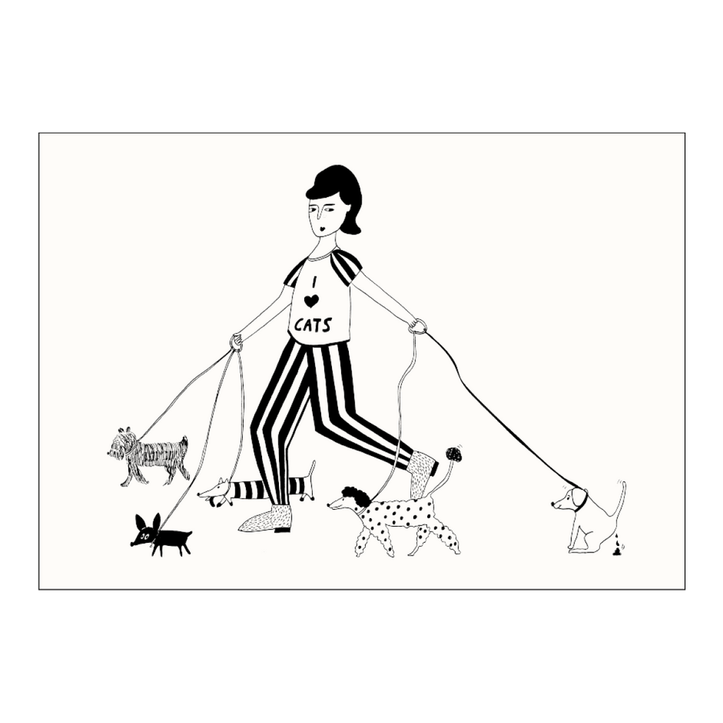 poster i love cats A4