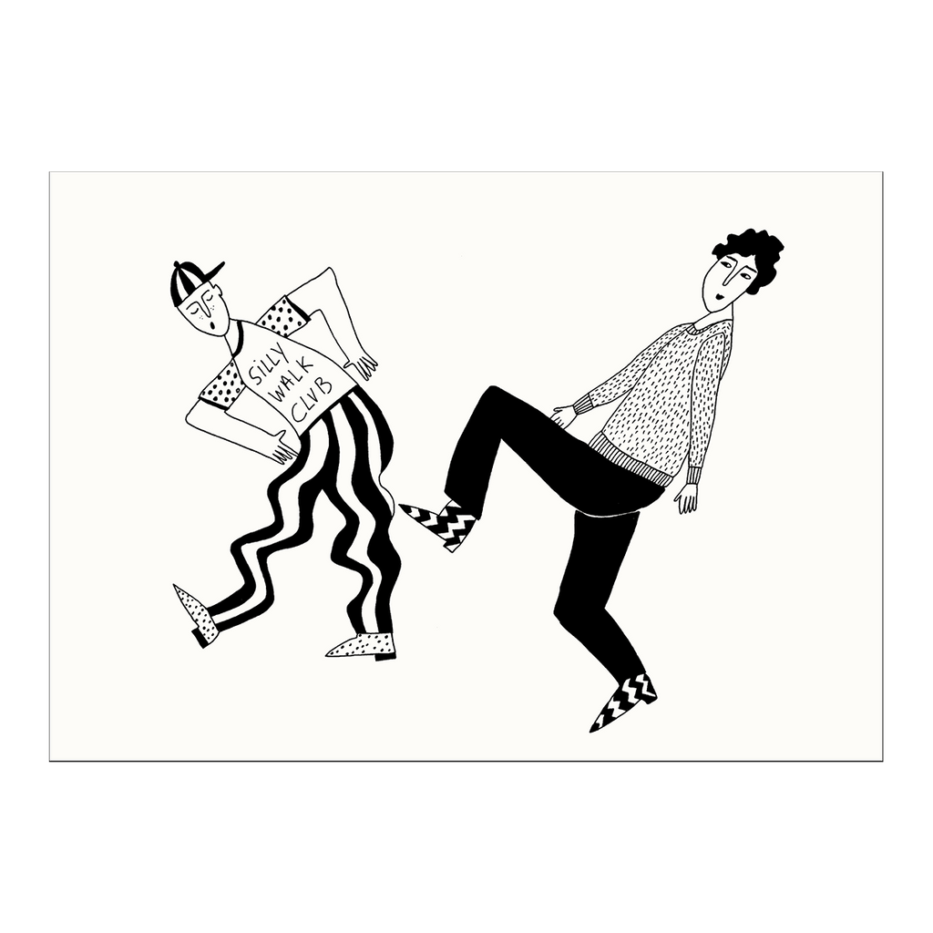 poster club de la marche ridicule A4