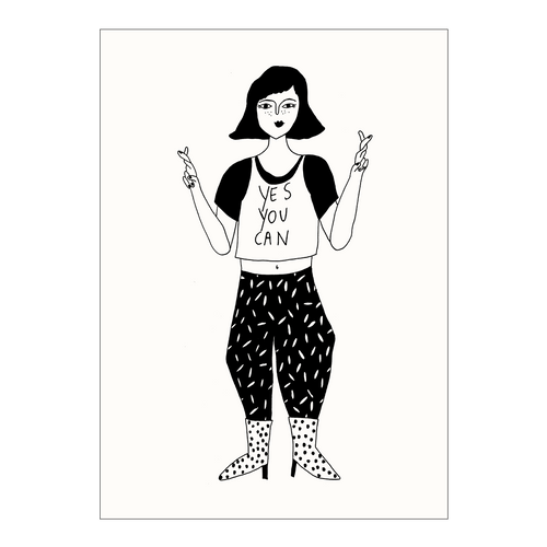 postkaart yes you can