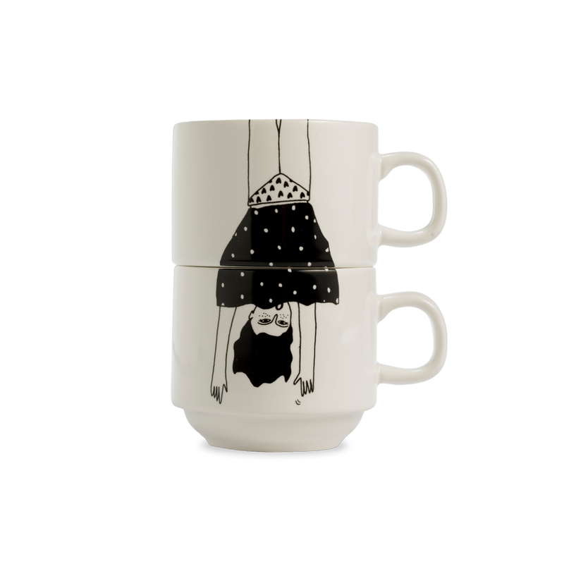 stapelbarer Becher swinging girl (set*2)