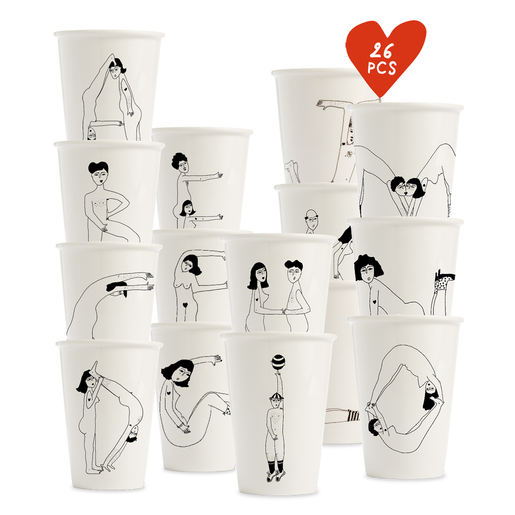 XL beker NUDE pakket (klein)