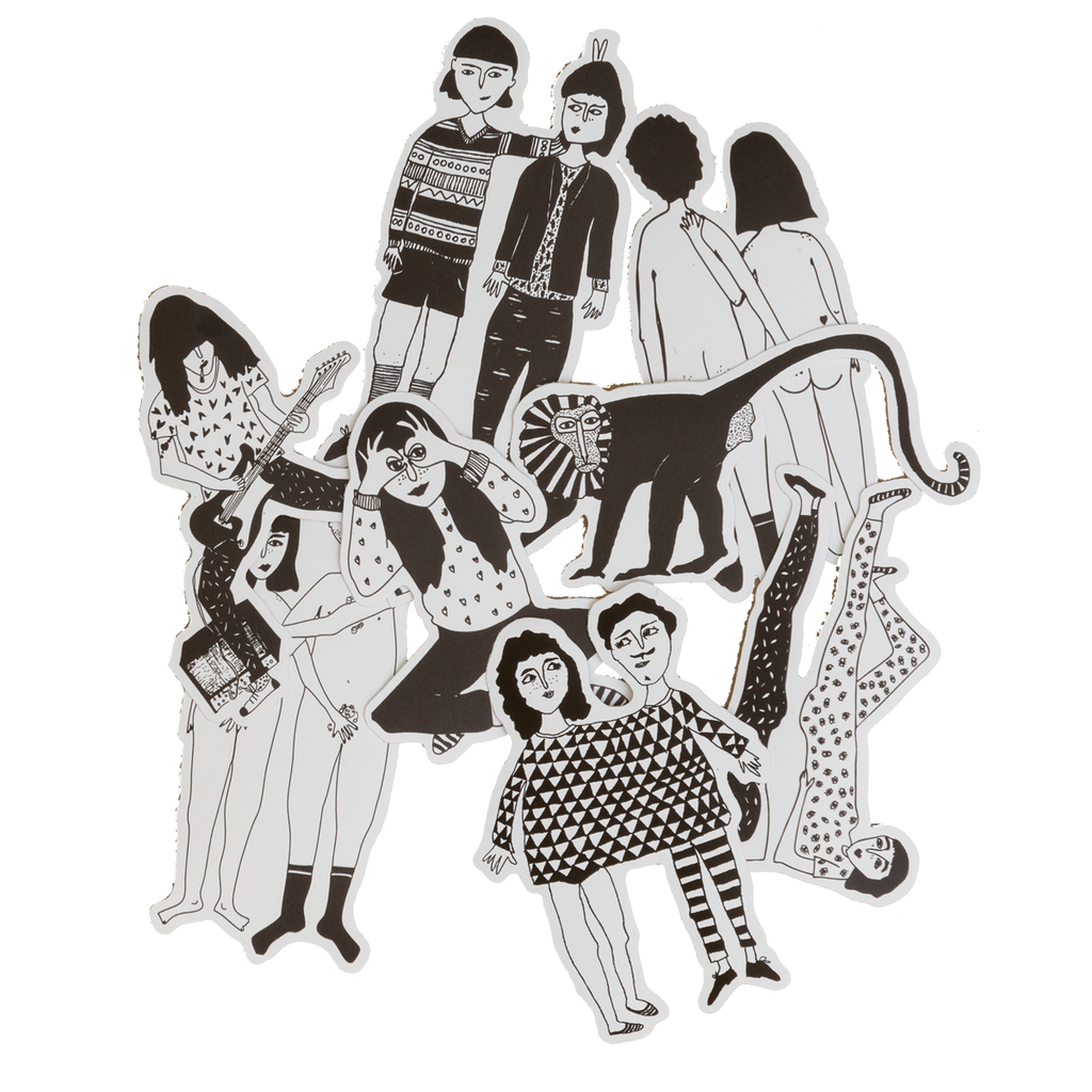 vinyl stickers naked couple back