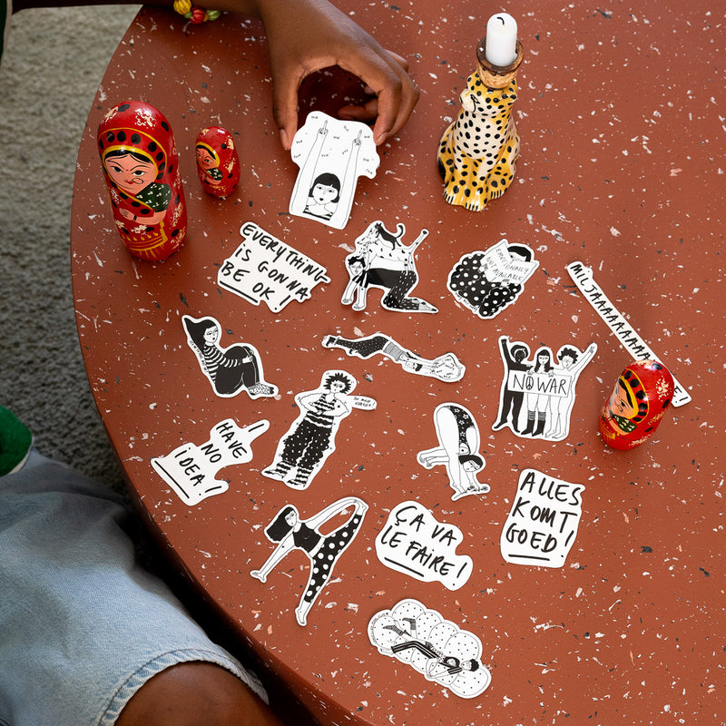 vinyl sticker miljaarde