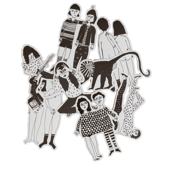 vinyl stickers naked couple back