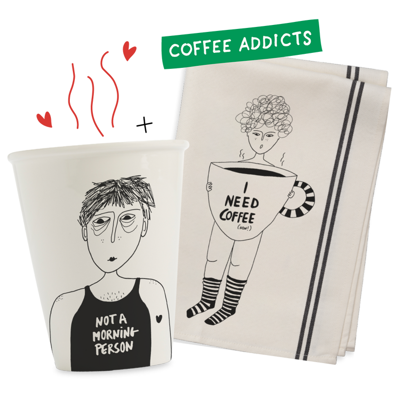 cadeauset coffee addicts