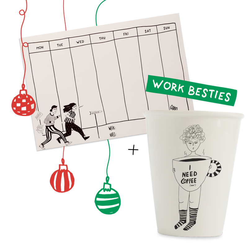 cadeauset work besties