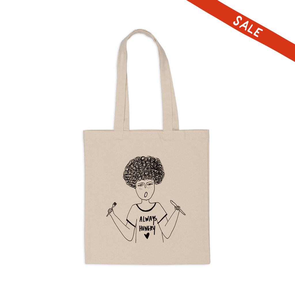 tote bag always hungry rita