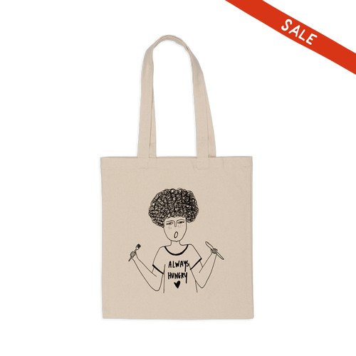 tote bag always hungry rita