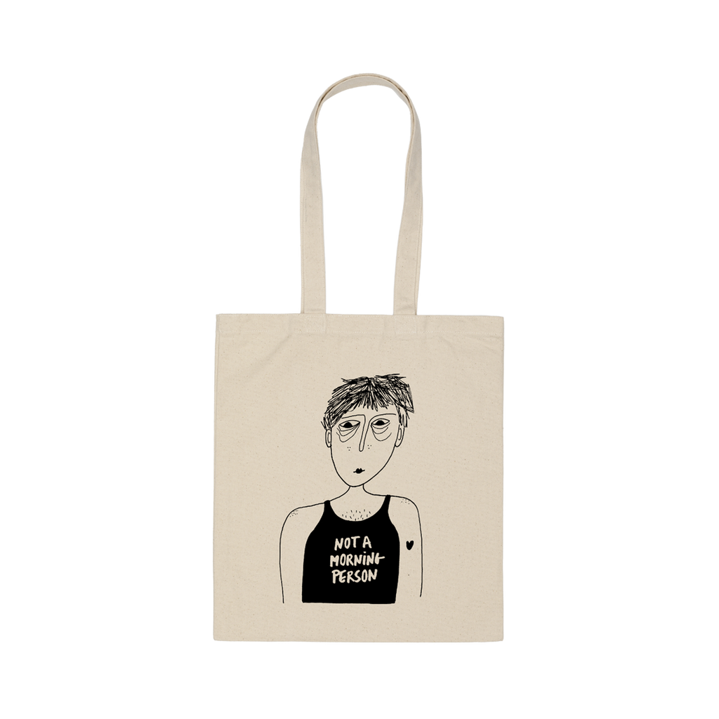 tote bag not a morning person