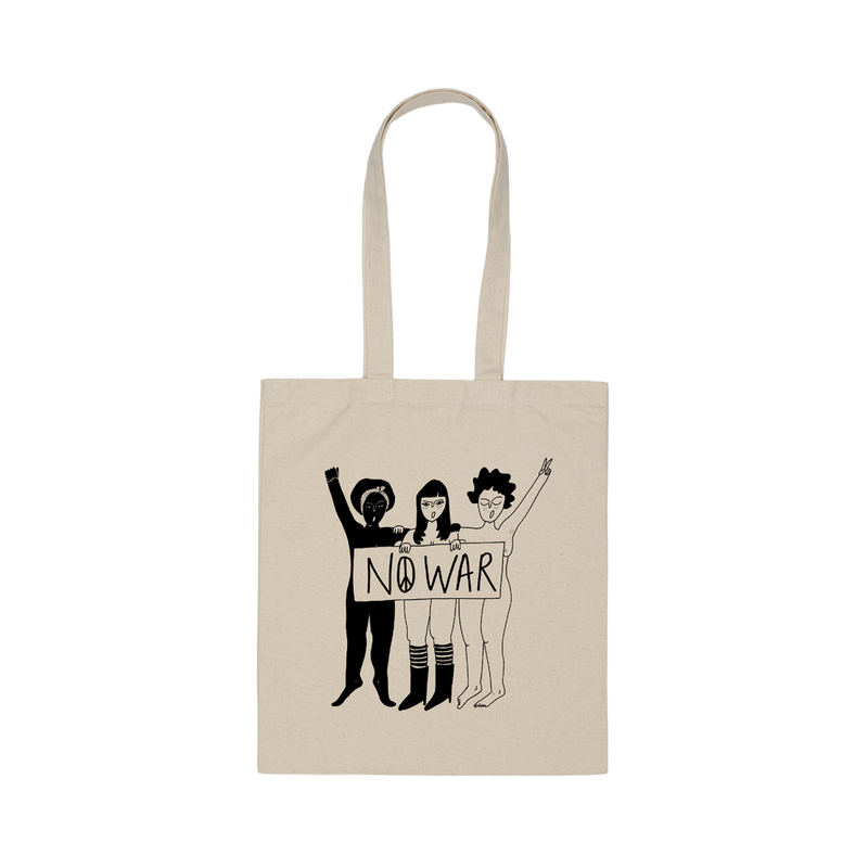 tote bag no war
