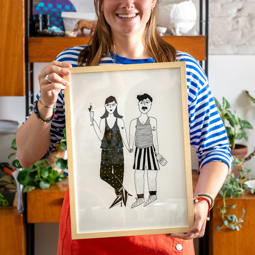 poster apero couple A4