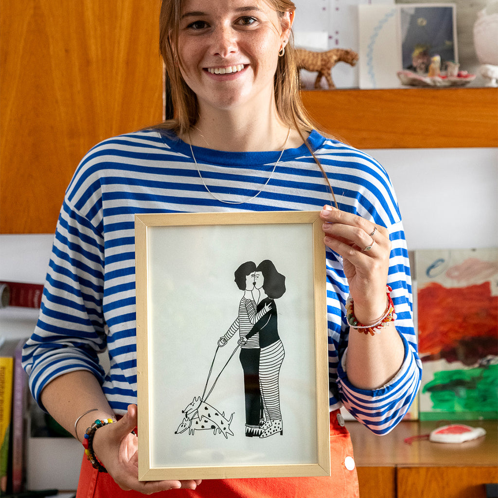 poster horny dogs A4