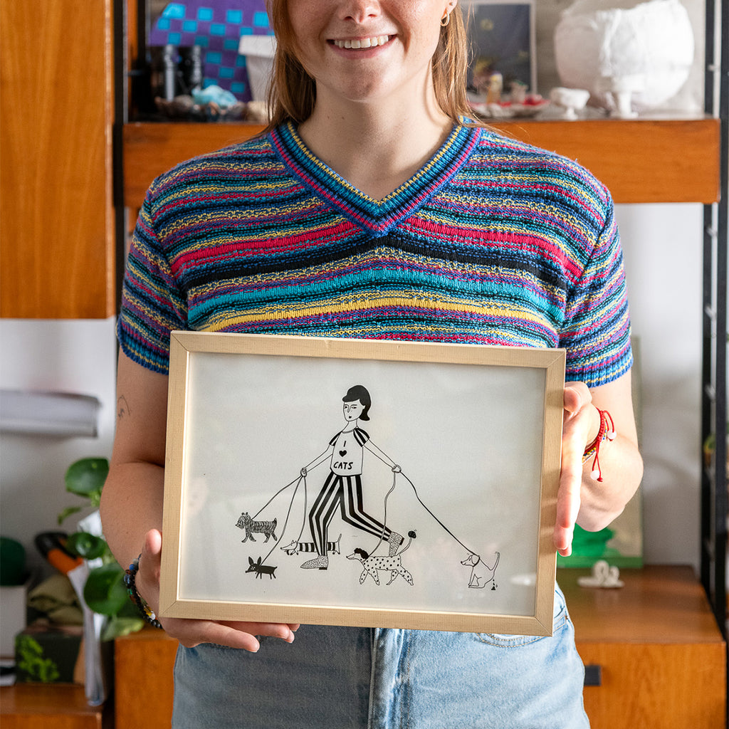 poster i love cats A4