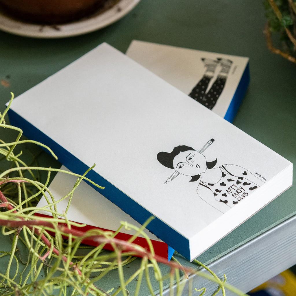 lange blocnote arty farty club