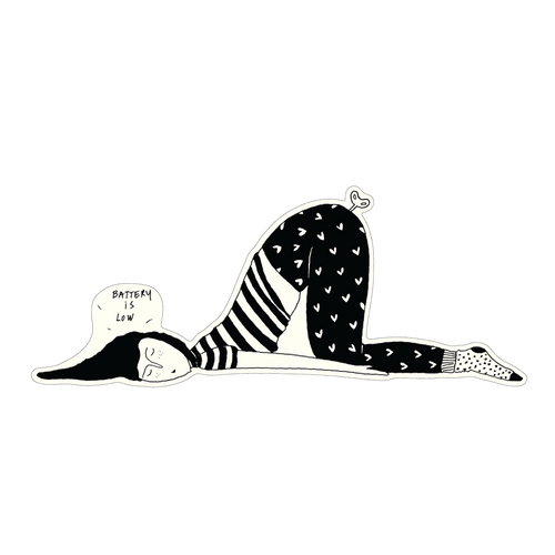 vinyl sticker low power