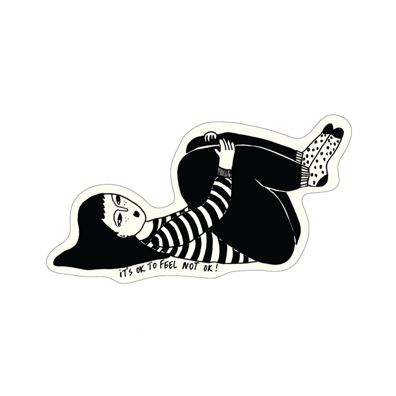 vinyl sticker child pose