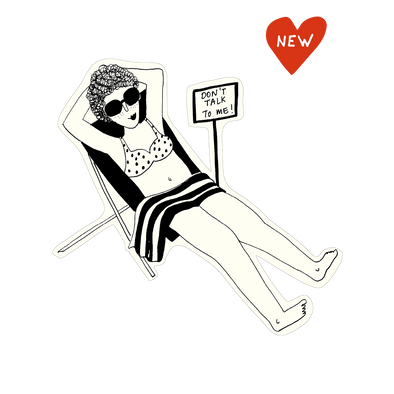 vinyl sticker don't talk to me