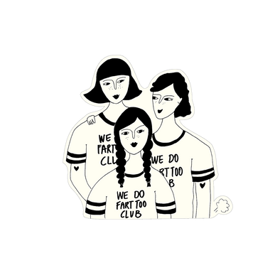 vinyl sticker fart club