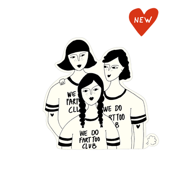 vinyl sticker fart club
