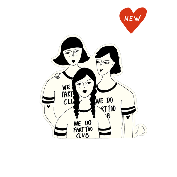 vinyl sticker fart club