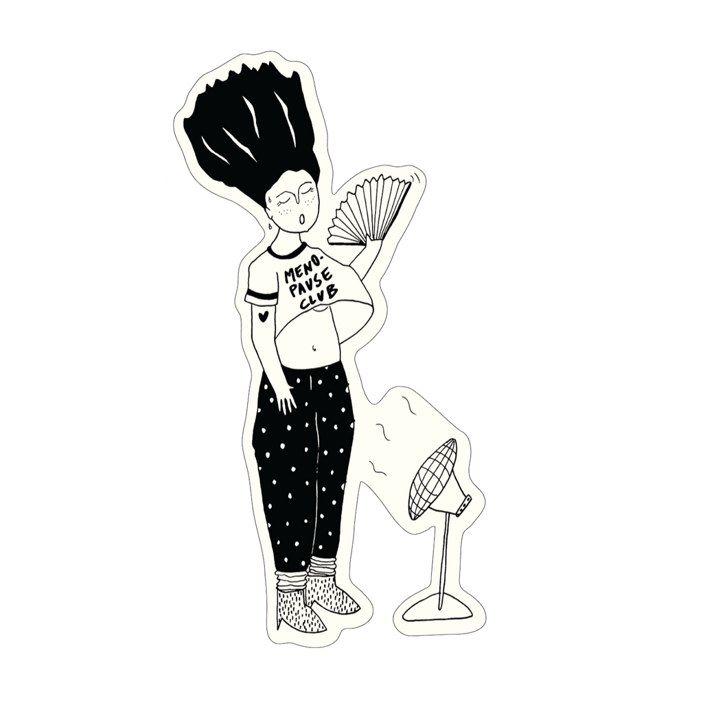 vinyl sticker menopause club