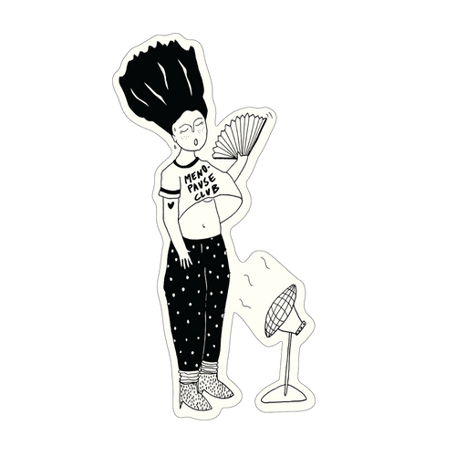 vinyl sticker menopause club