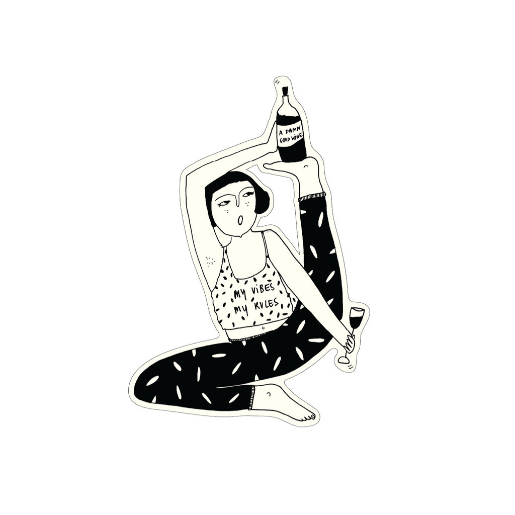 vinyl sticker my vibes