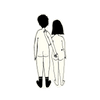 vinyl sticker naked couple back