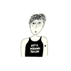 vinyl sticker not a morning person