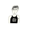 vinyl sticker not a morning person