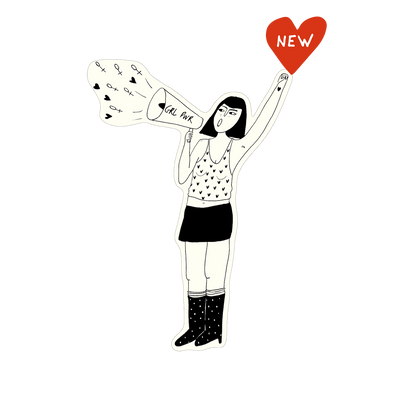 vinyl sticker power to all women