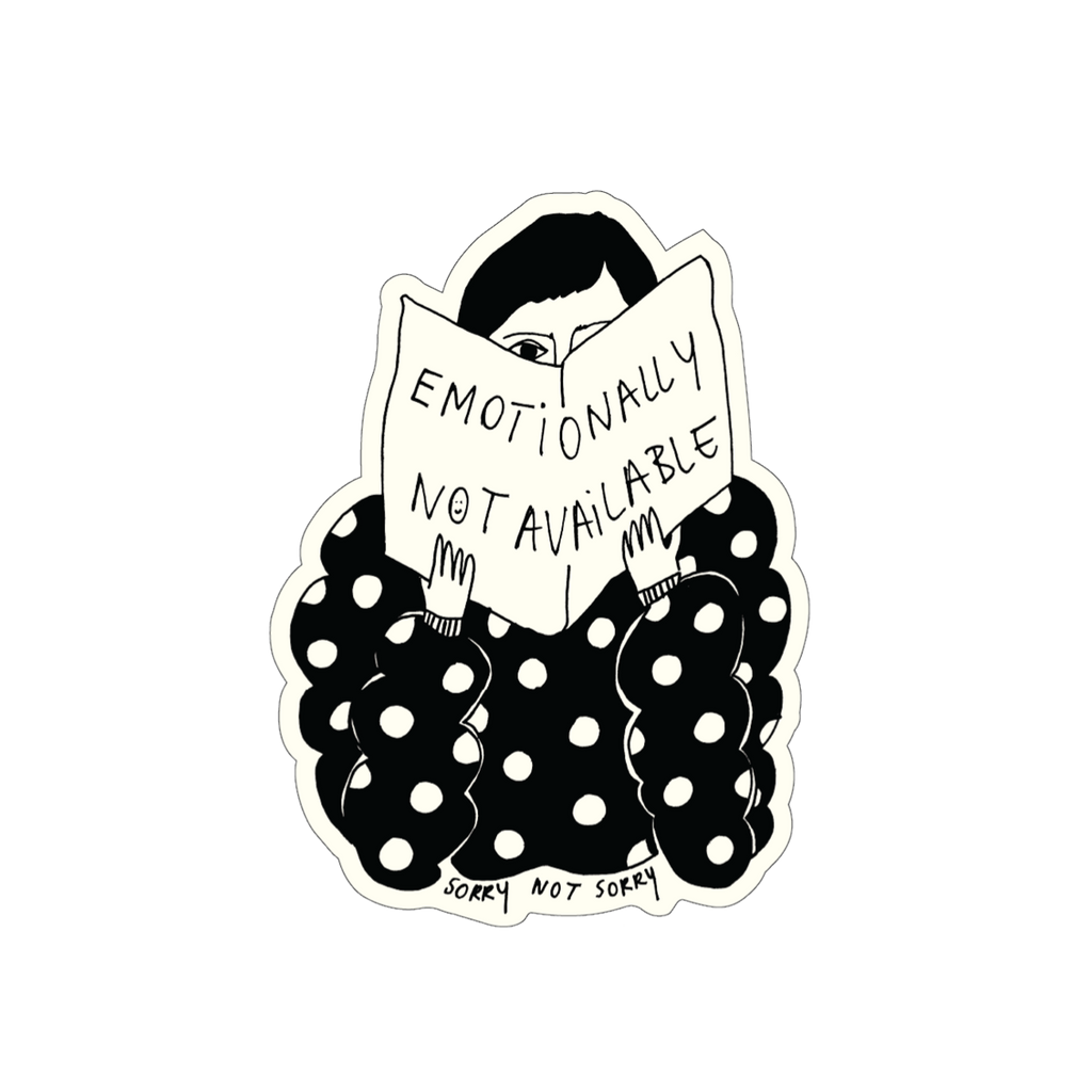 vinyl sticker sorry not sorry