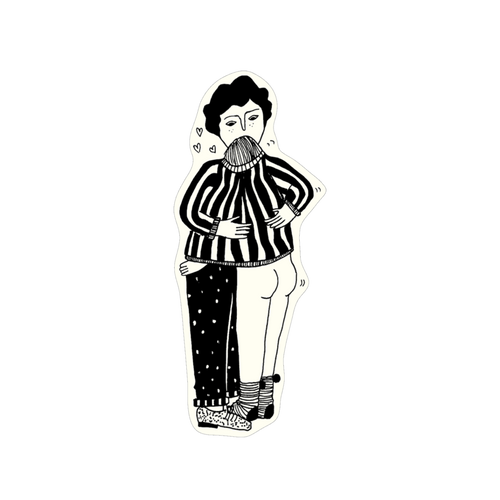 vinyl sticker sweater hug