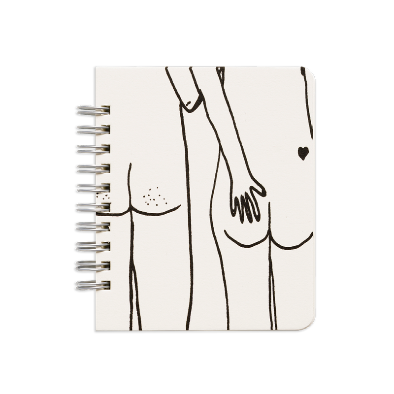 Wiro-Notizbuch naked couple back detail