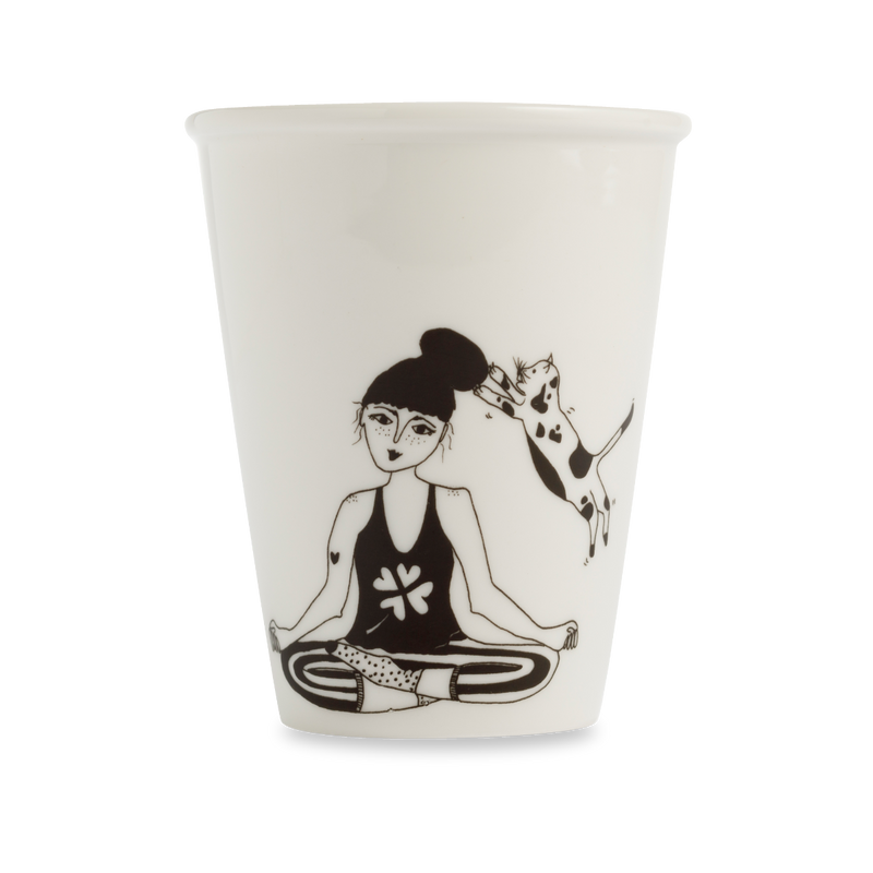 koffiebeker helen b - zen with cats